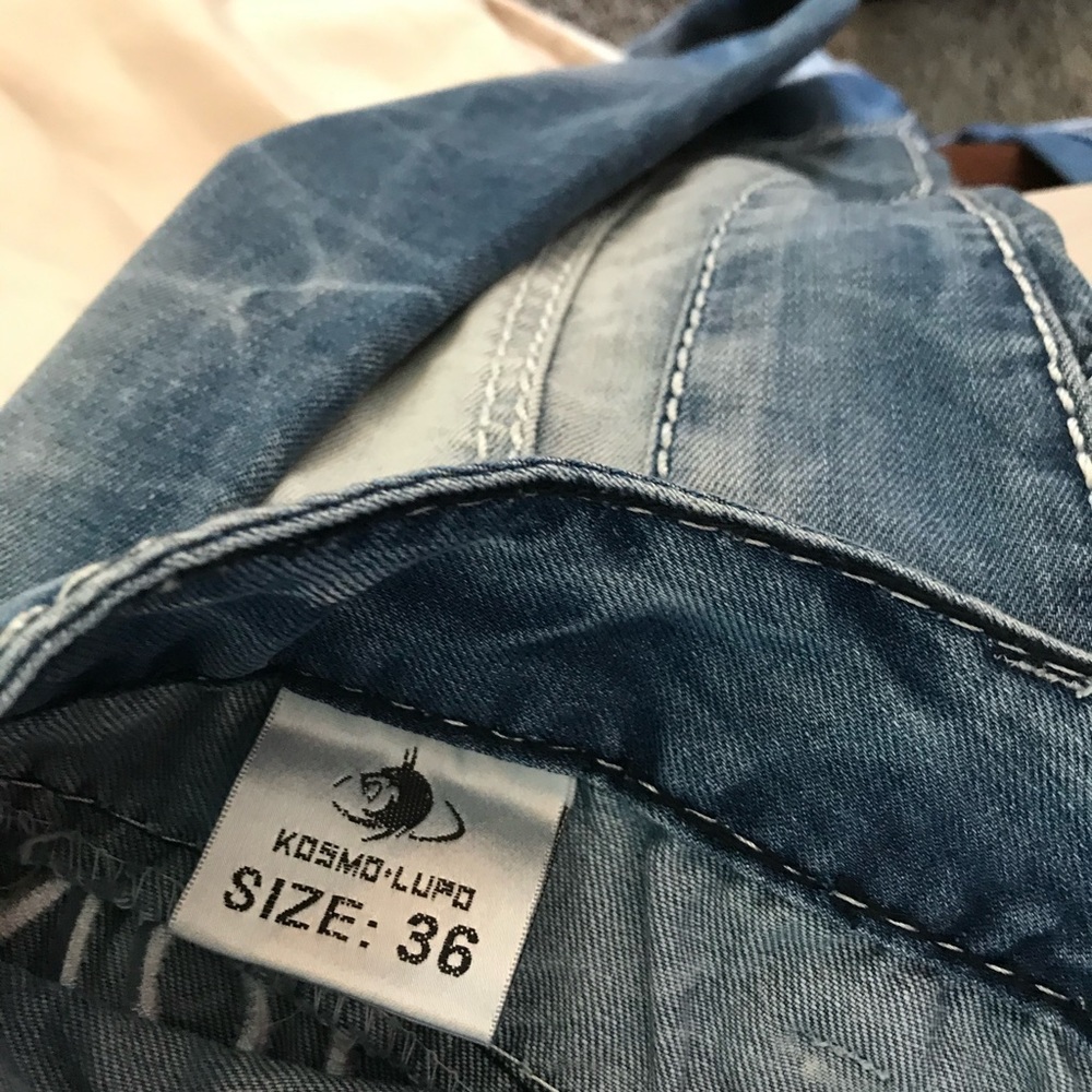 Kosmo Lupo Men’s Denim Jeans-New, 36